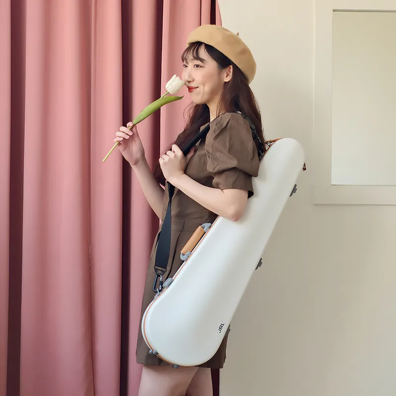 JML 柔肌系列 小提琴三角盒 (白色)