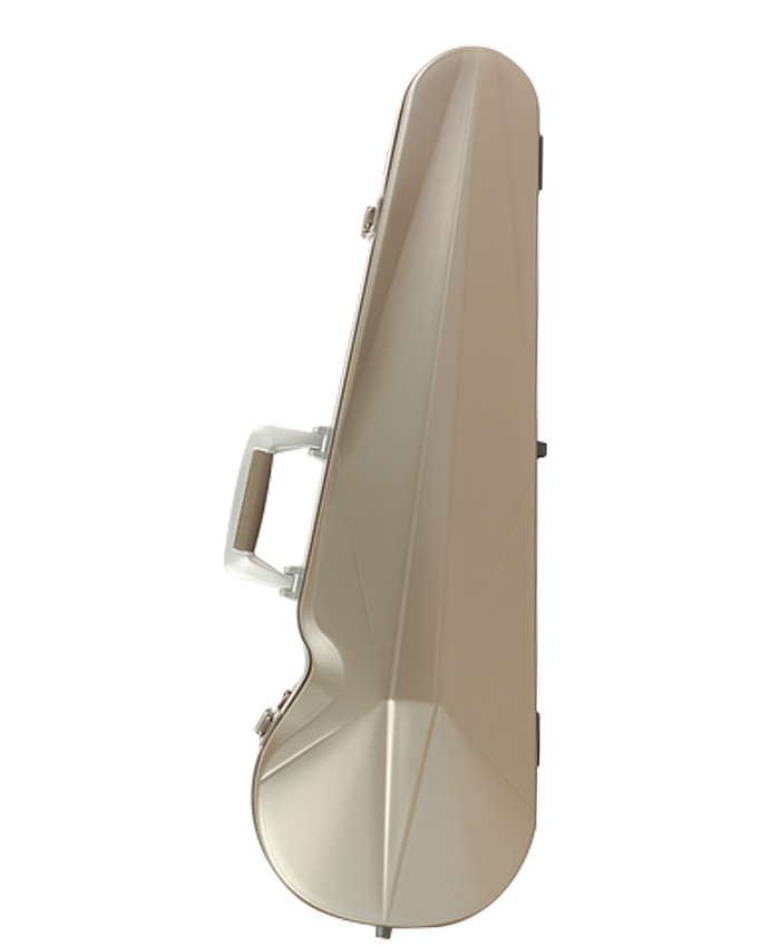 Bam L'OPERA SUPRÊME 鑽石系列 小提琴三角盒 (香檳色銀邊)