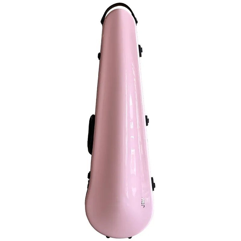 JML 亮澤系列 小提琴三角盒 (亮面粉)