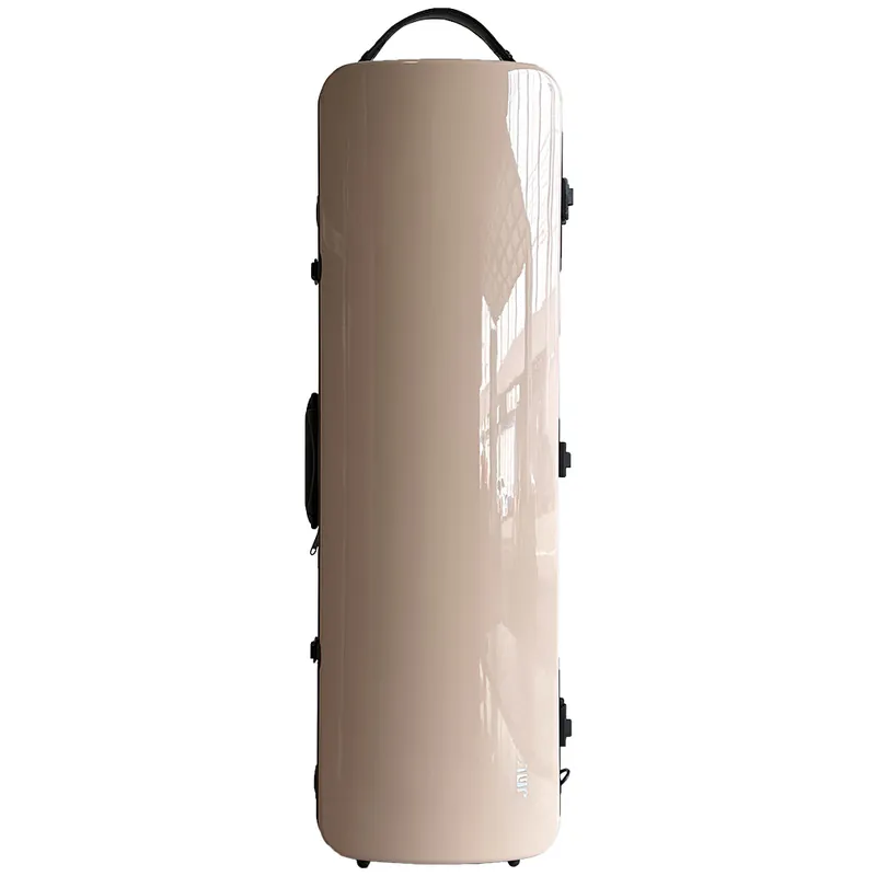 JML 亮澤系列 小提琴四方盒-譜袋 (亮面奶茶)