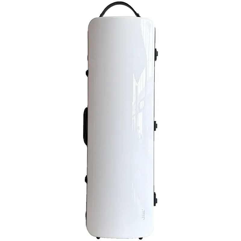 JML 亮澤系列 小提琴四方盒-譜袋 (亮面白)