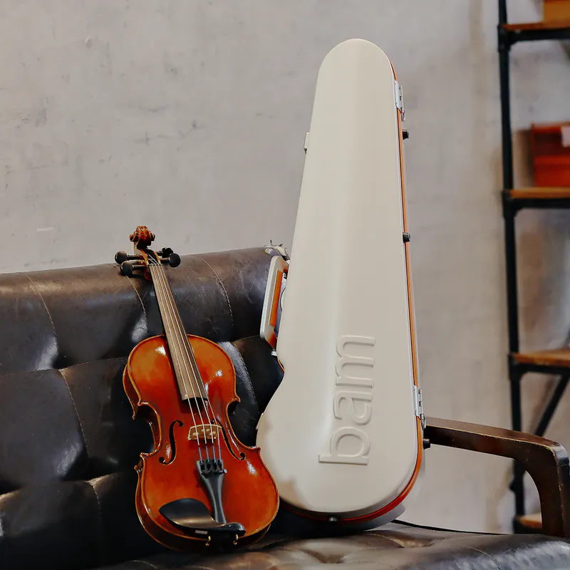 Bam GRAFFITI 塗鴉系列 (限量版) 小提琴三角盒 (白)