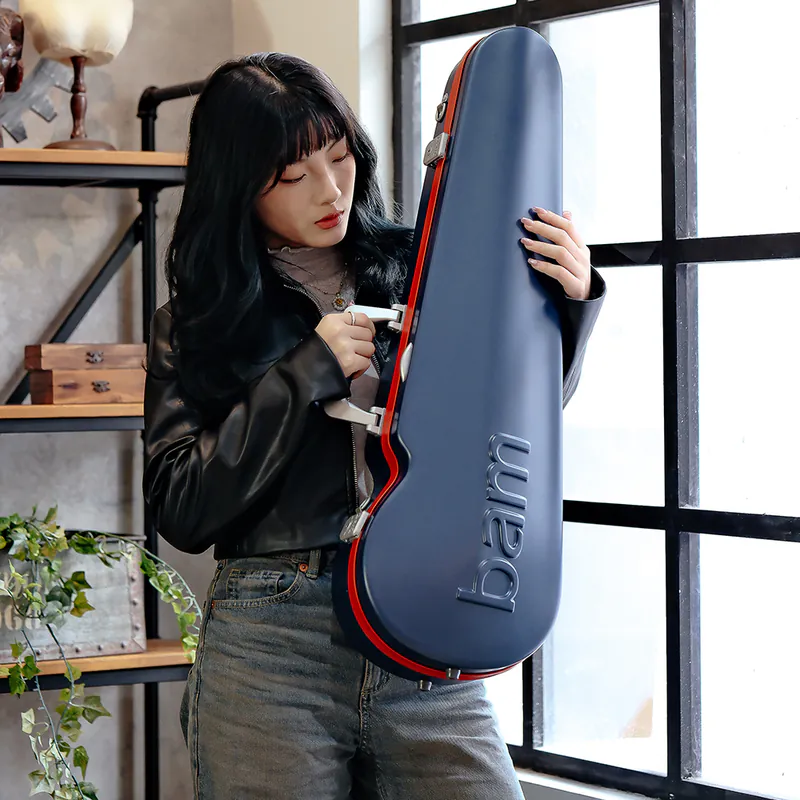 Bam GRAFFITI 塗鴉系列 (限量版) 小提琴三角盒 (海軍藍)