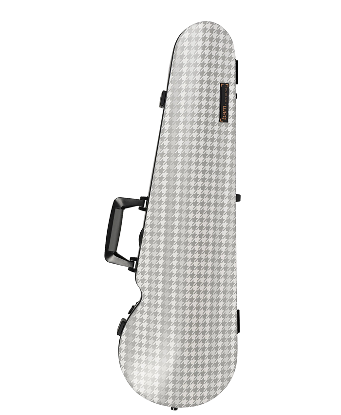 Bam GRAFFITI 塗鴉系列 (限量版) CABOURG 千鳥紋 小提琴三角盒(黑邊、銀邊)