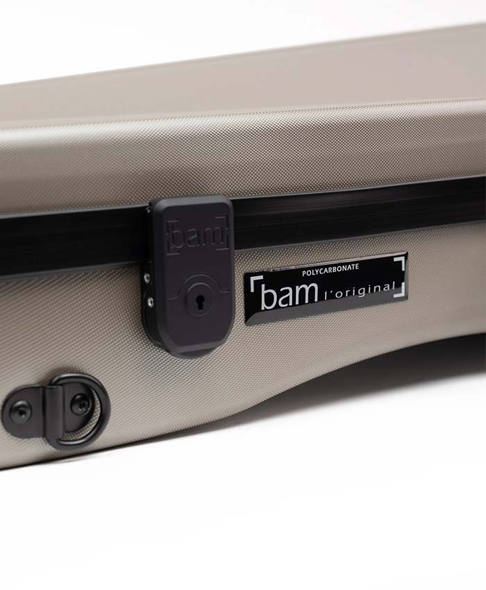 Bam L'OPERA SUPRÊME 鑽石系列 小提琴三角盒 (香檳色黑邊):圖片 3