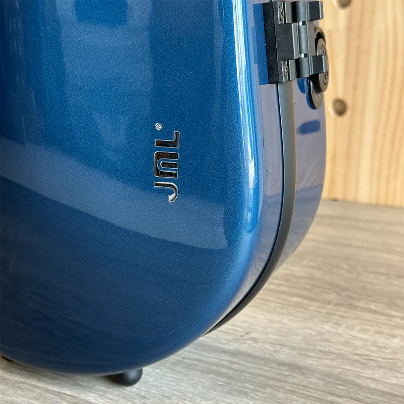 JML 亮澤系列 小提琴三角盒 (亮面藍):圖片 5