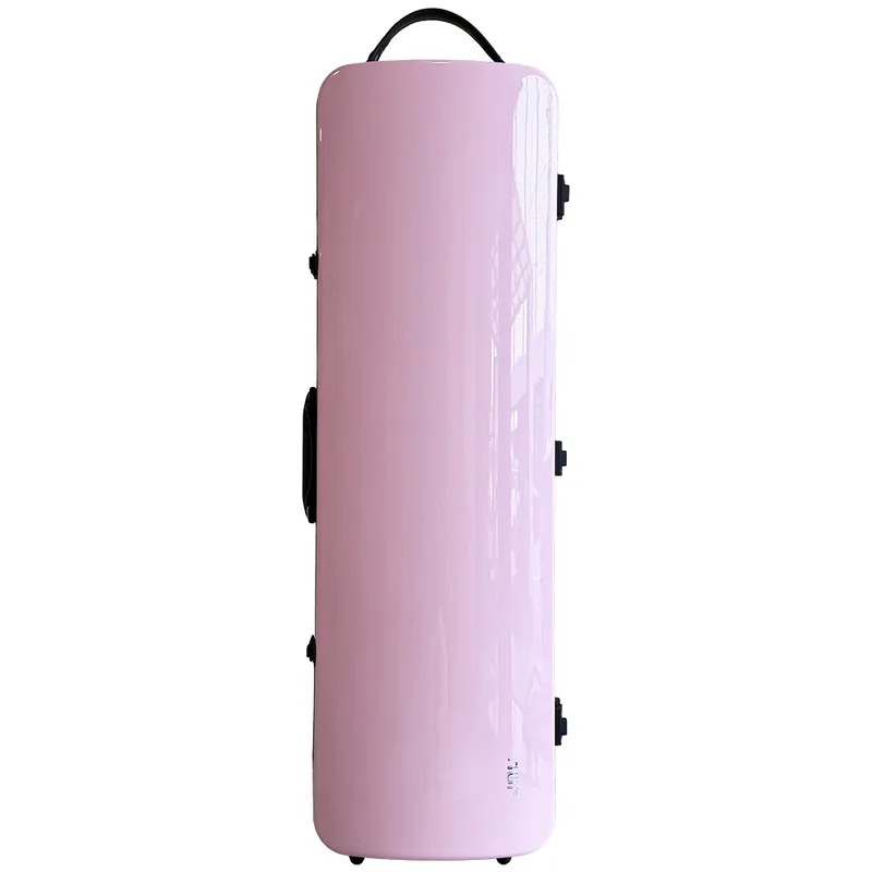 JML 亮澤系列 小提琴四方盒-譜袋 (亮面粉)